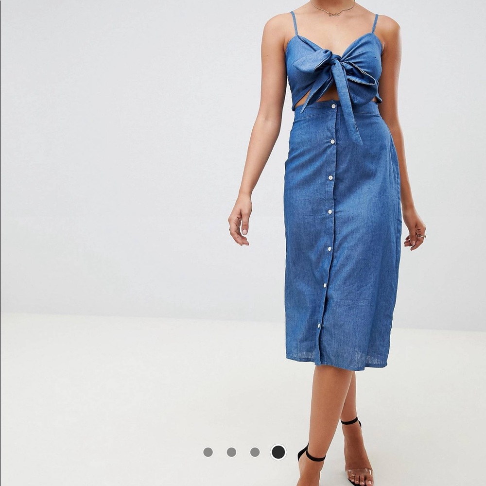 Missguided Denim Dress